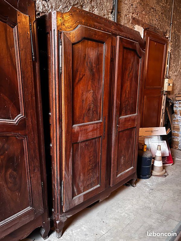 Armoire 2 portes - Louis XVI (image 2)