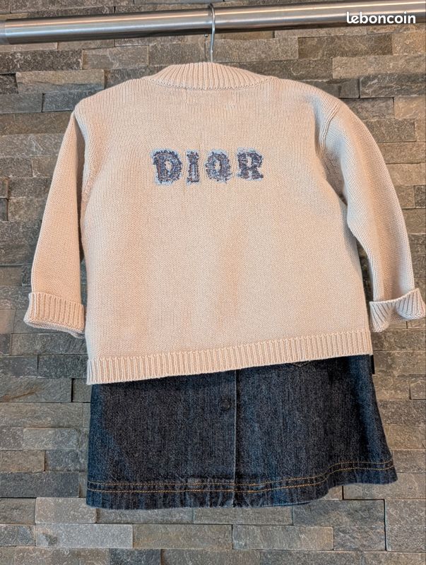 👗✨ Ensemble bébé fille BABY DIOR – 12 mois (74 cm