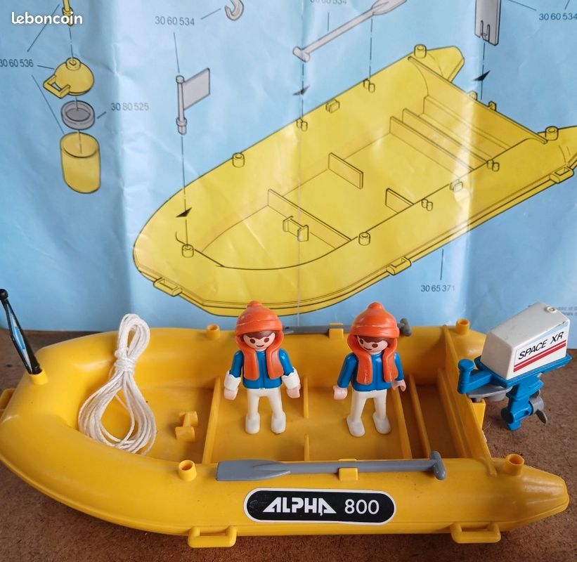 Playmobil vintage bâteau Alpha 800 (11) (image 3)