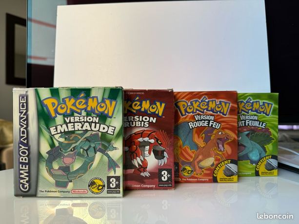 Pokémon Version Émeraude Sur Game Boy Advance (GBA) - Authentique - Bon état