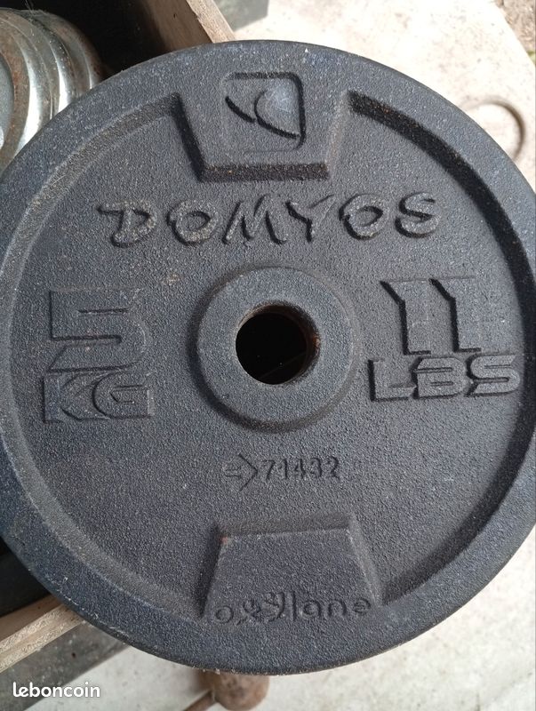 Les Mills™ Lot de 6 disques de poids pour entraînement total du corps, 14 kg au total