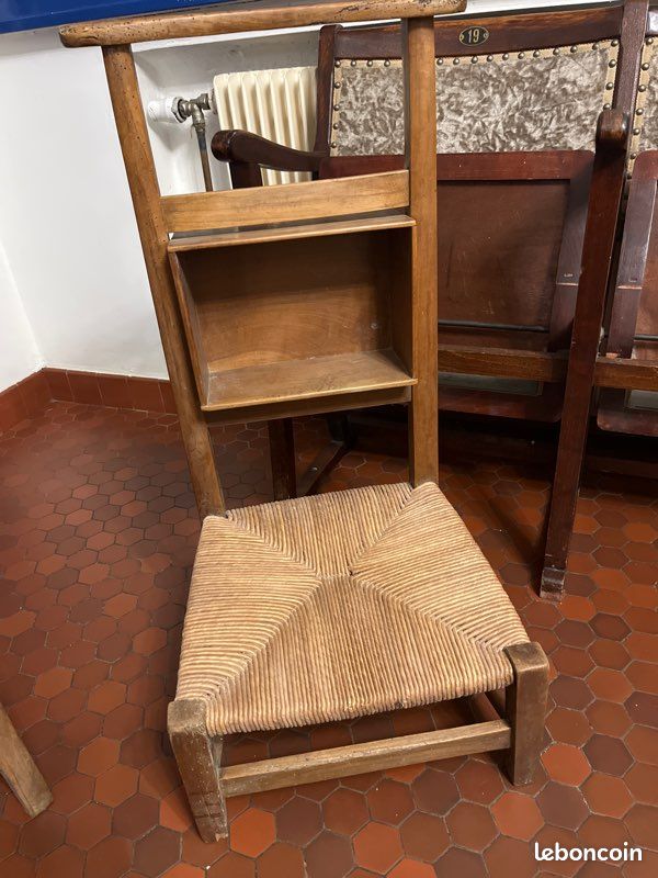 Prie dieu paille &bois (image 1)