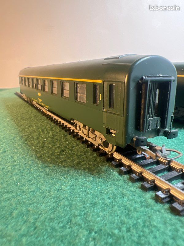 JOUEF TRAIN MECANIQUE en HO - LE DIABOLIC - LOCO + 3 Voitures