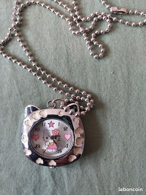 Montre-pendentif Coccinelle - Argentée, Quartz, Neuve Avec Chaîne