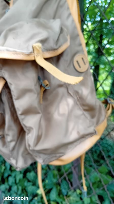 Sac à Dos Randonnée Vintage LAFUMA - Kaki Breveté SGSG - Scouts Alpinisme