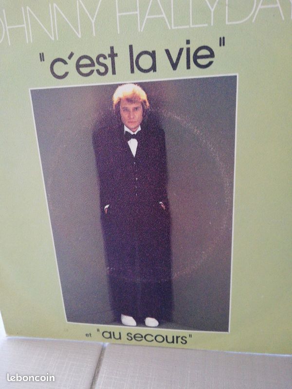 Johnny Hallyday - C'est la vie (Vinyle 45t) (image 1)
