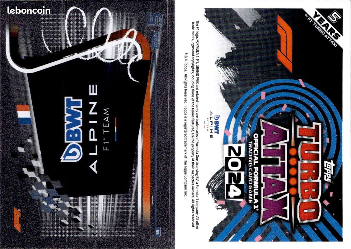 f1 turbo attax rare cards 2024 Topps F1 Turbo Attax 2024 main image 0