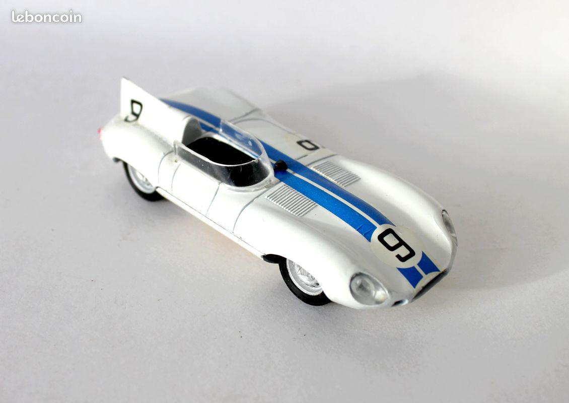 Voiture Miniature Brumm 1/43 Jaguar Type D - Mille Miglia #518 - Bleu - Occasion