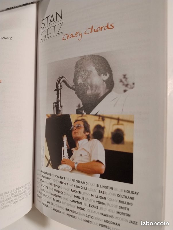 Stan Getz, Crazy Chords, 2 cd, LeMonde du Jazz N°33 (image 3)