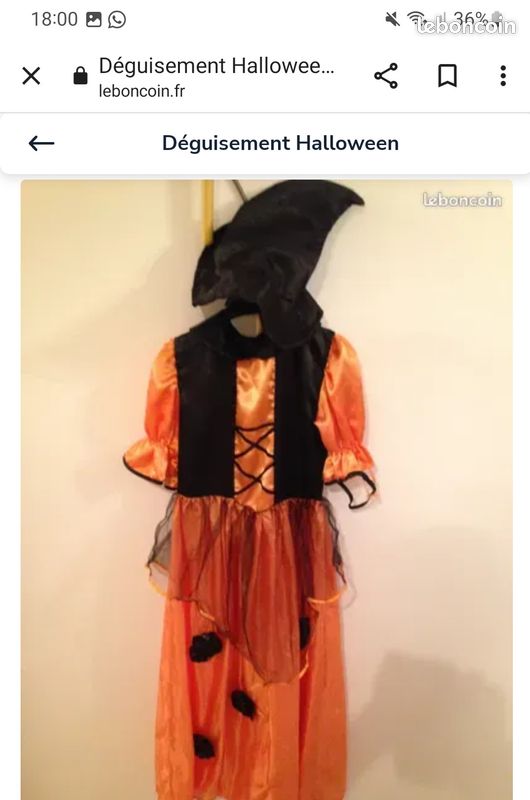 Déguisement Halloween fille (image 1)