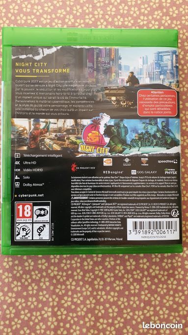 Cyperpunk 2077 sur XBOX ONE (image 3)