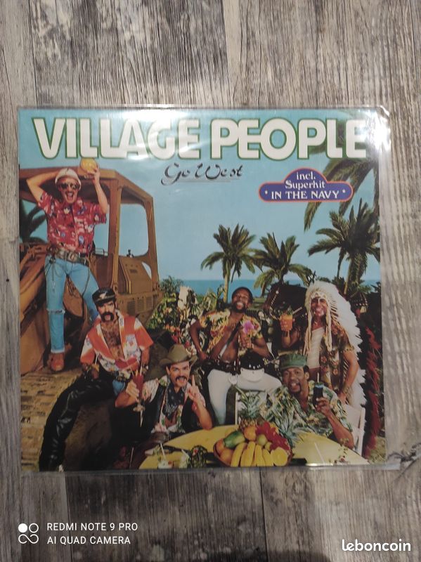 Vinyle lp 33 tours village people go west de 1979 (image 1)