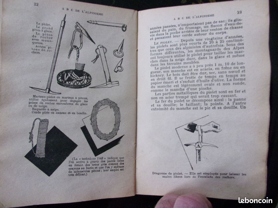 Technique du ski et ABC de l'alpinisme, 1930, 2 livres (image 7)