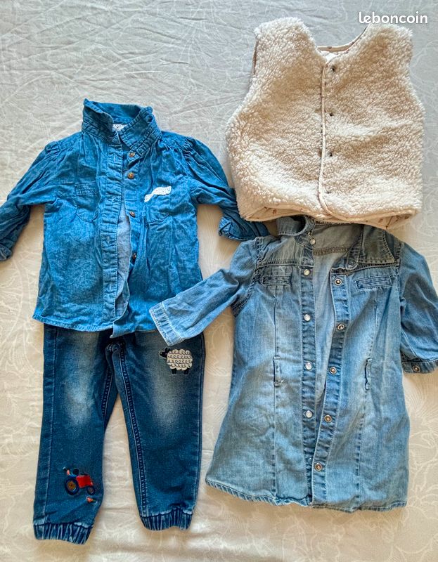 Lot vêtements 2 enfant filles (image 6)