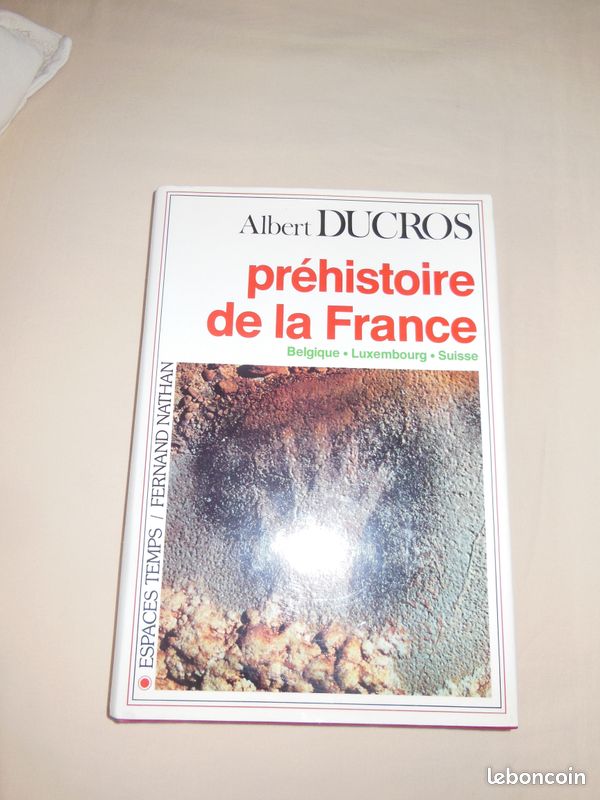 Livre d'Albert DUCROS "préhistoire de la France " (image 3)