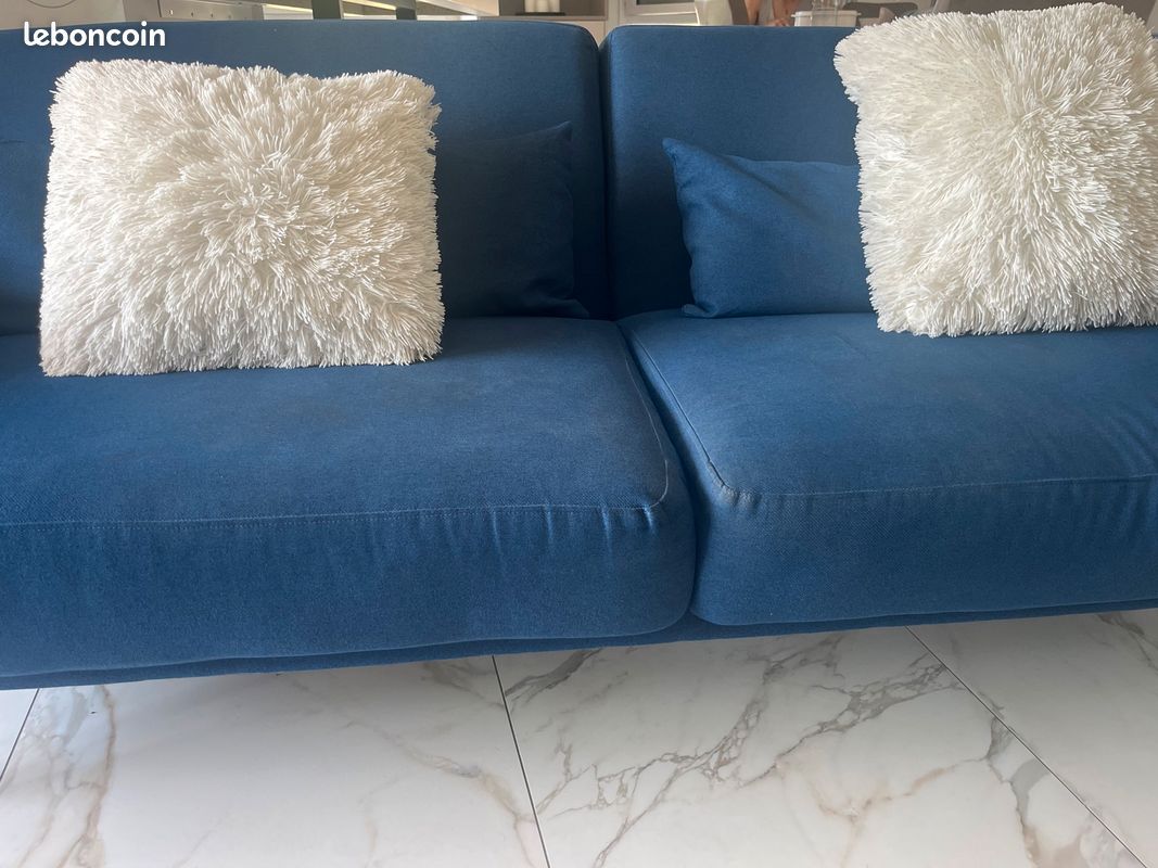 Canapé blue (maison du monde) (image 4)