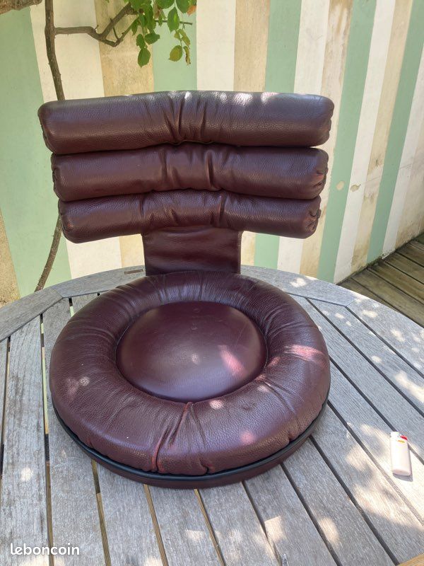 2 sièges de tabourets de bar en cuir (image 5)