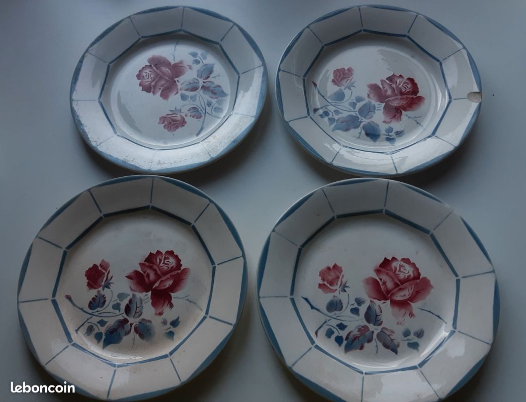 Assiettes Digoin Sarreguemines (image 1)