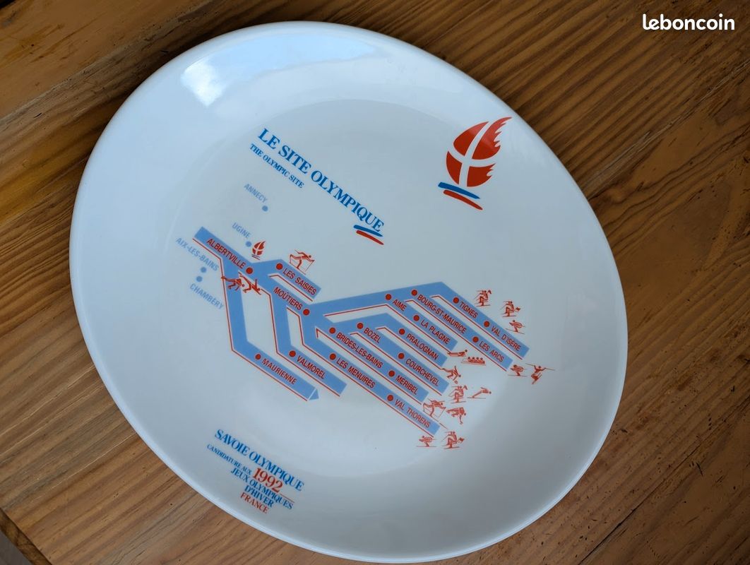 Assiette commémorative JO Albertville 1992 - Collection