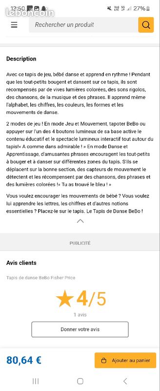 Tapis d'éveil et danse bebo (image 3)
