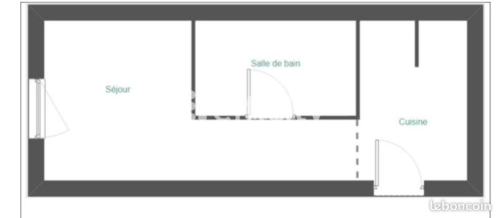 Appartement 1 pièce 21 m² · à Rosny-sous-Bois · 21 m² · 94 000 €