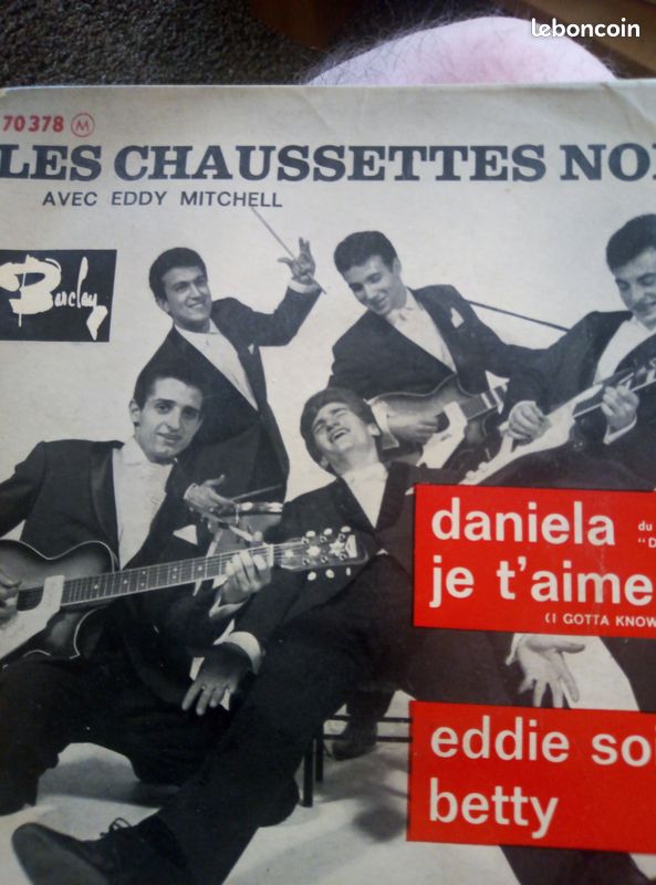 45t vinyle LES CHAUSSETTES NOIRES Daniela (image 1)