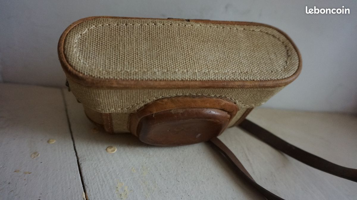 Foca, rare étui toile et cuir original 1947 aen bel état (image 2)