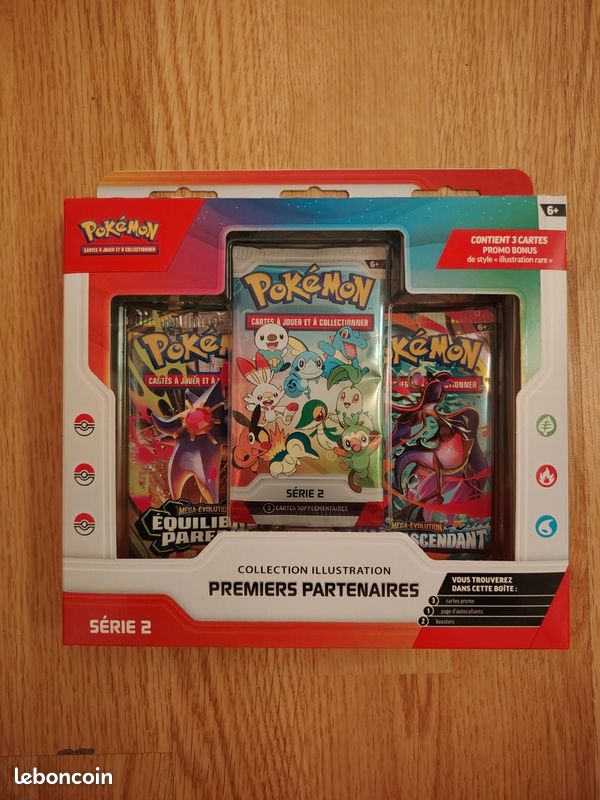 Coffret Pokémon Collection Illustration Premiers Partenaires (Série 2 Coffret Pokémon Collection Illustration Premiers Partenaires (Série 2