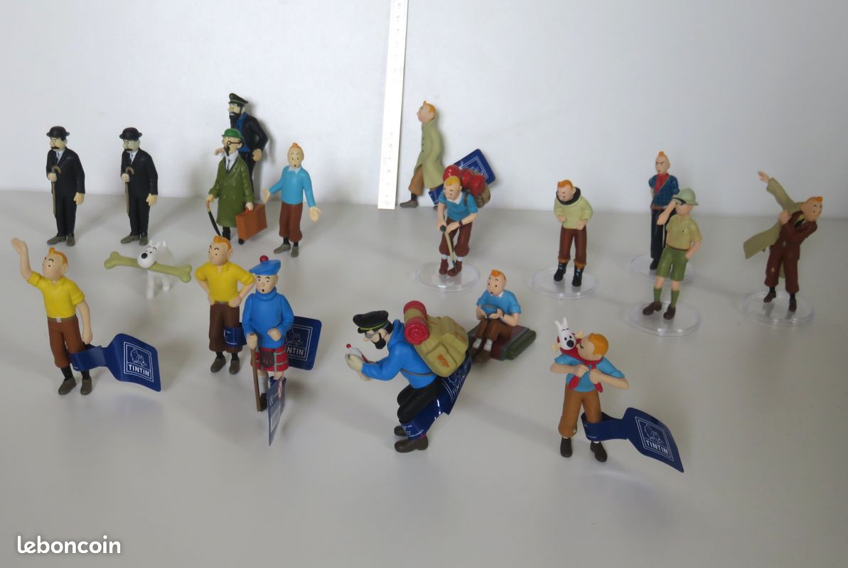 4 figurines - La Collection officielle - Tintin - auction online Catawiki