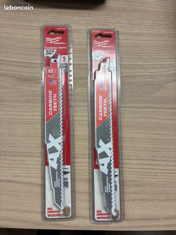 Lame scie sabre Milwaukee tct ax 230 (image 1)
