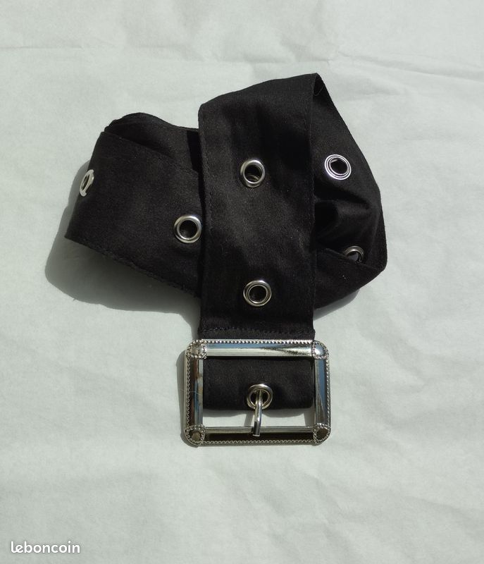 Ceinture noire en Tissu (image 2)