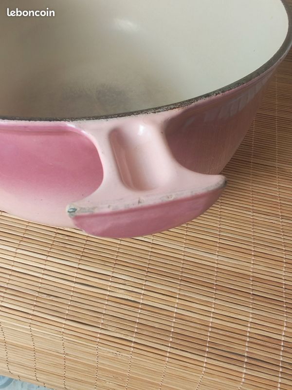 🌸 Cocotte ovale La Mama Le Creuset par Enzo Mari 33 vintage rose dégradé 🇫🇷 (image 8)