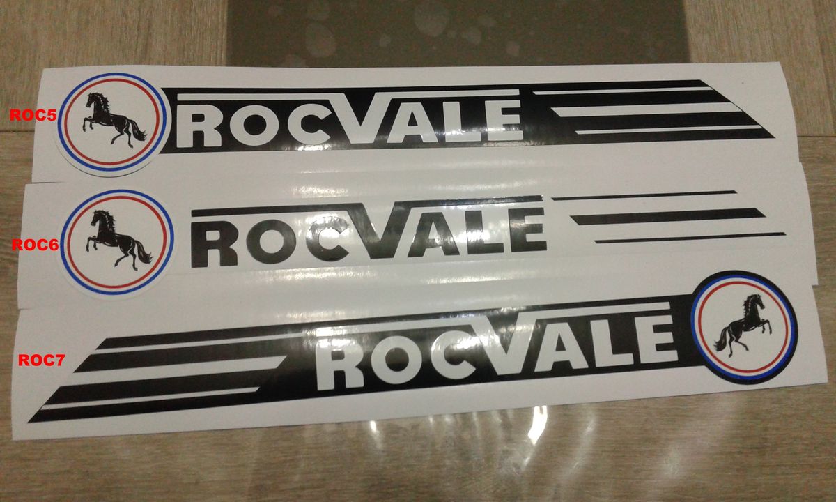 Rocvale adhesifs stickers autocollants - Équipement moto