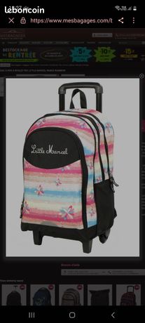 Grand cartable à roulettes LITTLE MARCEL Papeterie Fournitures