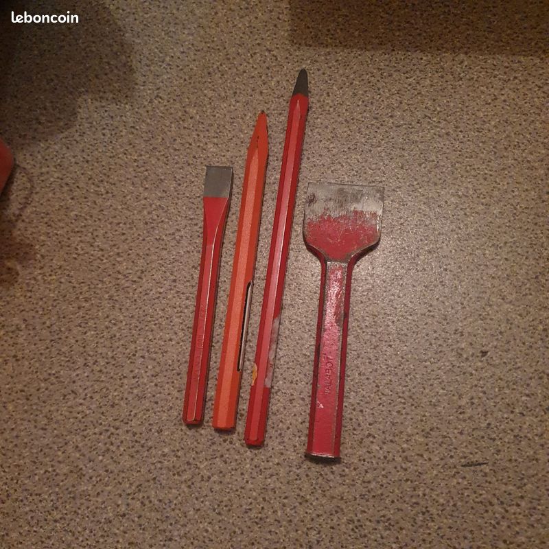 Je vends trois burins un lot de 4 burin (image 2)