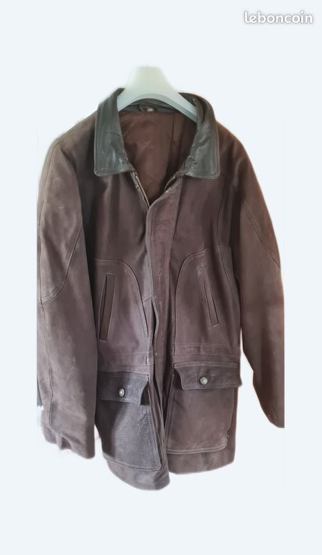Veste en cuir homme (image 1)