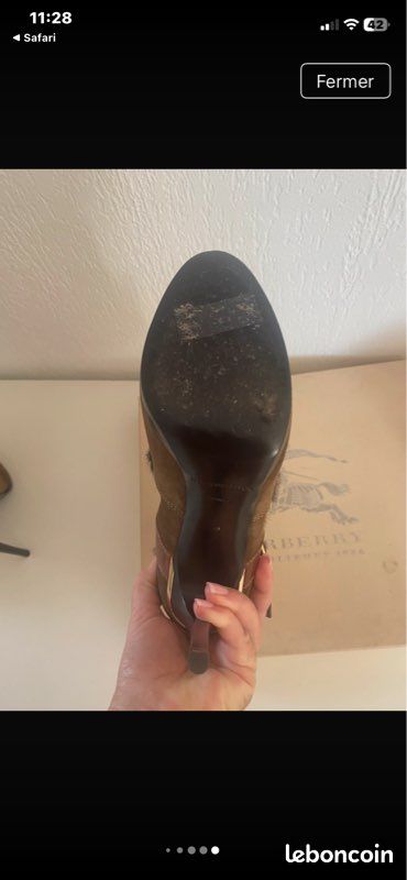Boots burberry (image 5)