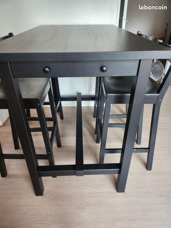 Table haute 4 chaise (image 2)