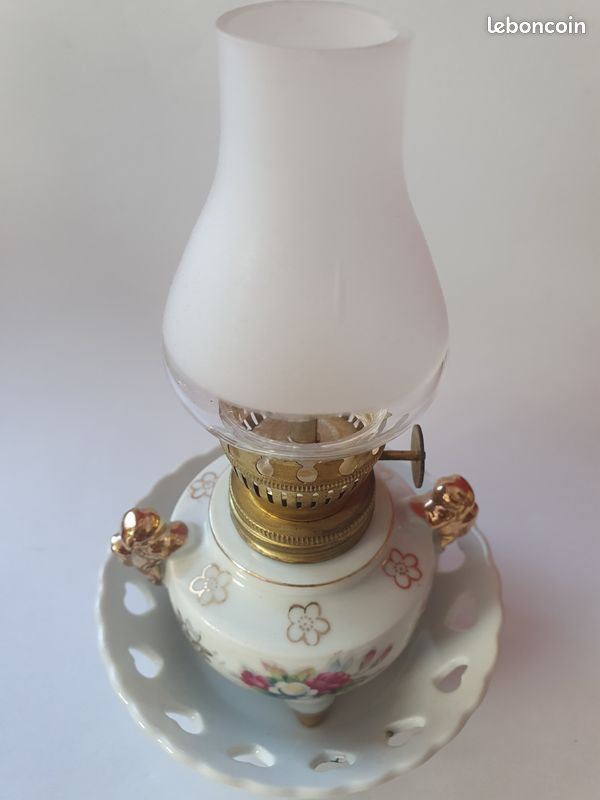 LAMPE À PÉTROLE ancienne collection vintage - Lampe à huile EUR 19,10