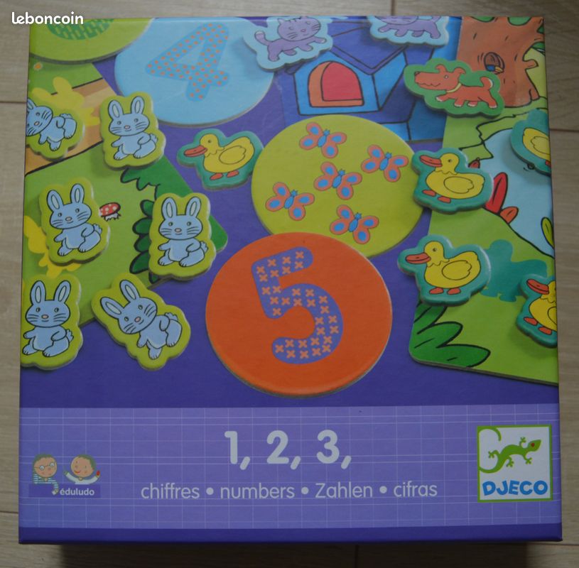 Jeu eduludo 1,2,3 Djeco (image 1)