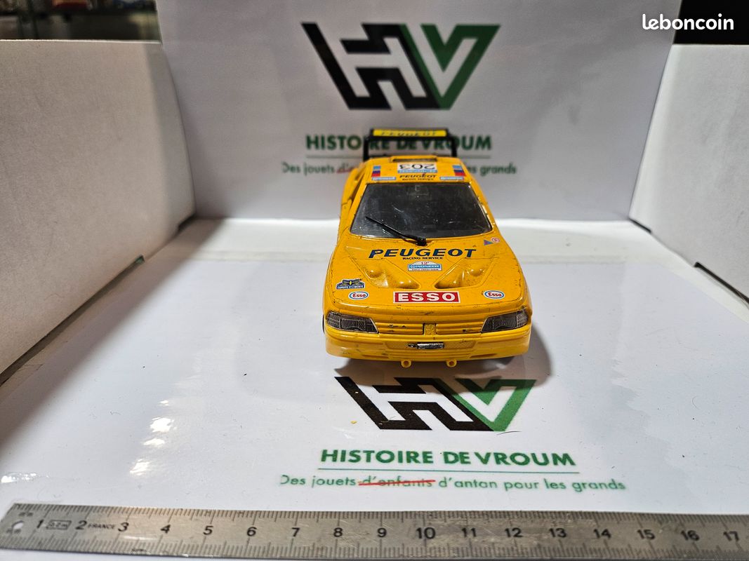 Miniature Peugeot 405 Turbo 16 Paris Dakar Rallye Burago 1:24 – Neuf Dans Boîte D'origine, Modèle 0194