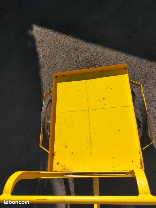 Triporteur vélos utilitaire jaune (image 12)