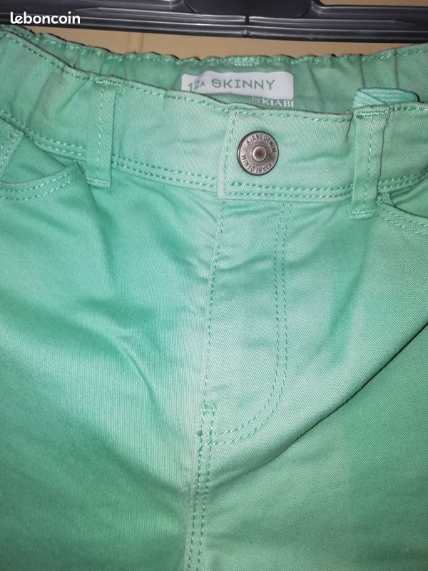 Lot de 2 Jean's fille Skinny taille 12 ans (image 5)