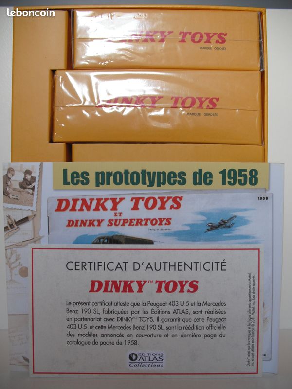 1/43 Dinky Toys Atlas 24 FH Coffret Les Prototypes De 1958 (XA