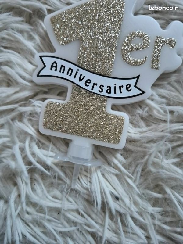 Bougie 1er anniversaire - Très bon état (image 4)
