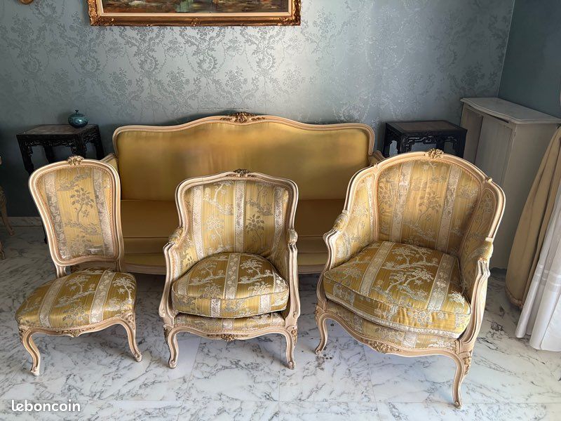 Louis XV - 10 pièces - salon chaises fauteuils - (image 5)