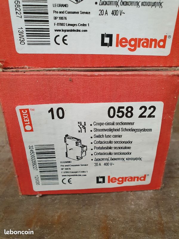 Coupe circuit Legrand 20A (image 1)