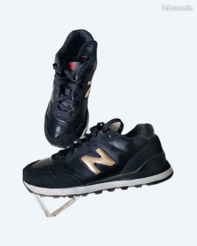 Baskets New Balance modèle 515 - Noir et doré (image 1)