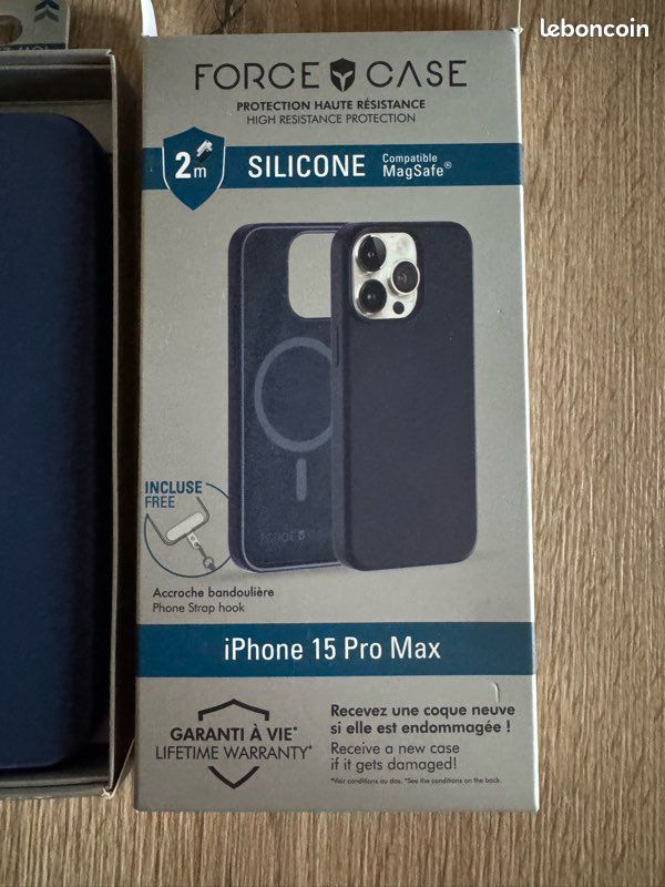 Coque Renforcée Silicone Compatible Magsafe Pour Iphone 15 Pro Max Force Case (image 2)