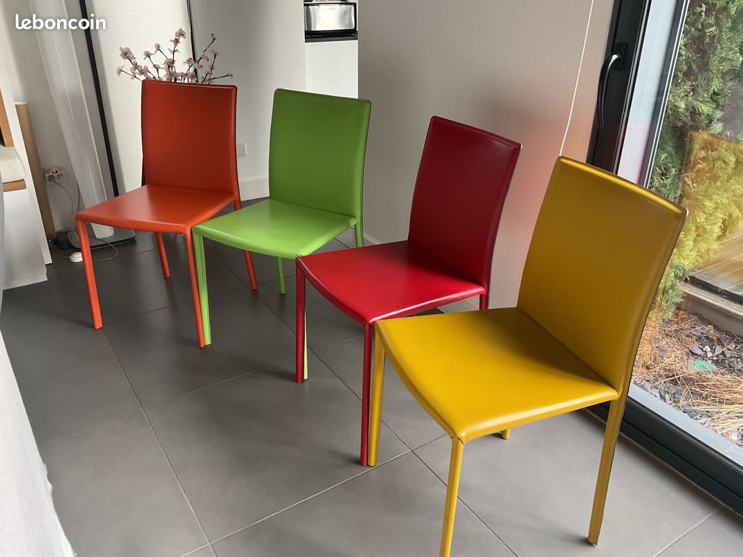 Chaises cuir (image 1)